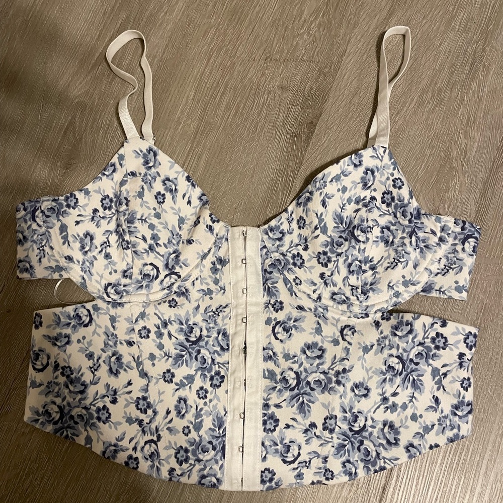 Women’s Floral Corset Top